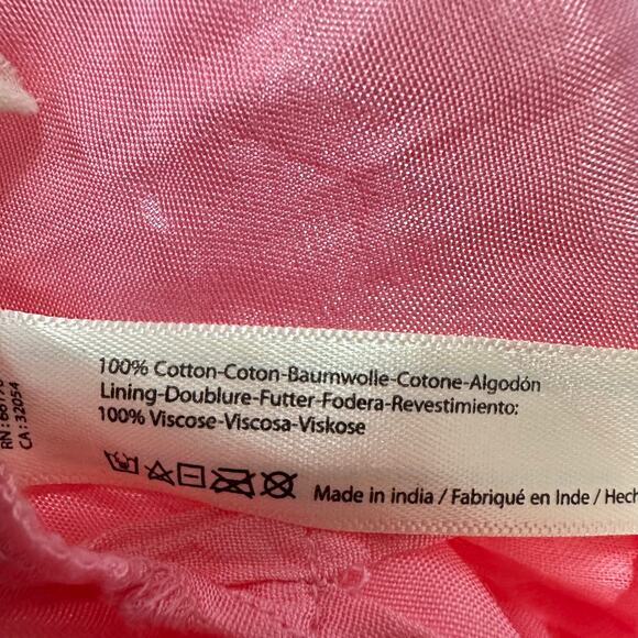 Free People FP One Casella Drop Waist Embroidered Slip Mini Dress Pink XS NWOT - Picture 7 of 7